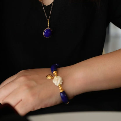 Imperial Lapis Lazuli Guardian Bracelet
