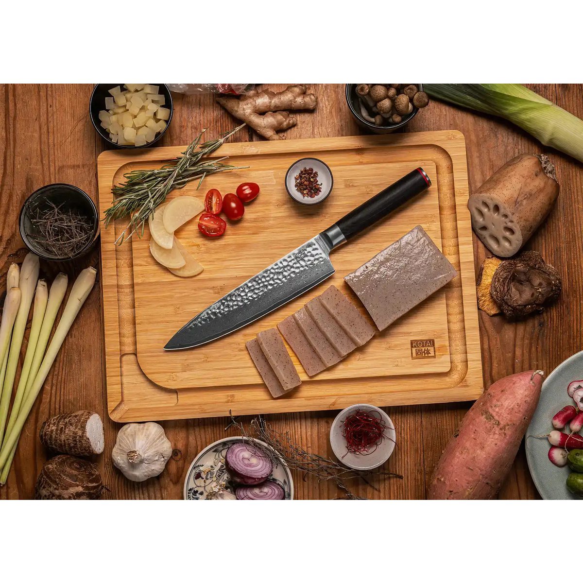Gyuto Damascus Chef Knife