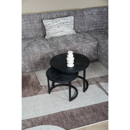Ziba Taupe/Creme Rug - 160 x 230 cm