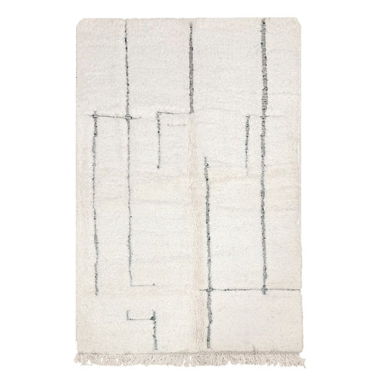 Pure wool Moroccan Berber rug 150 x 250 cm