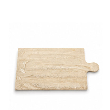 Travertine effect resin cheese board cheese platter