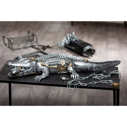 Figure Crocodile Steampunk crocodile H.14.5 cm