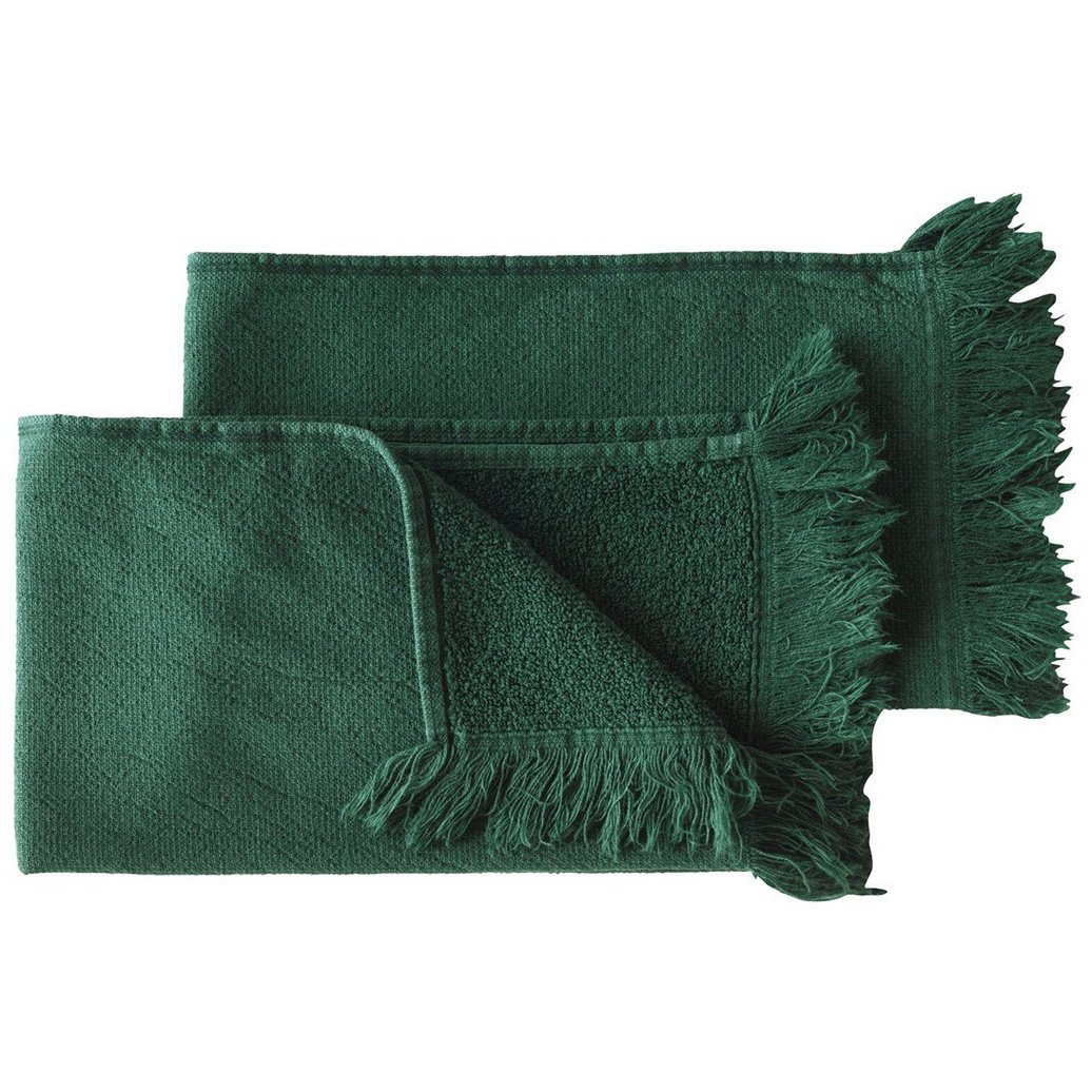 Lot de 2 serviettes invités Luna Nori 50 x 30