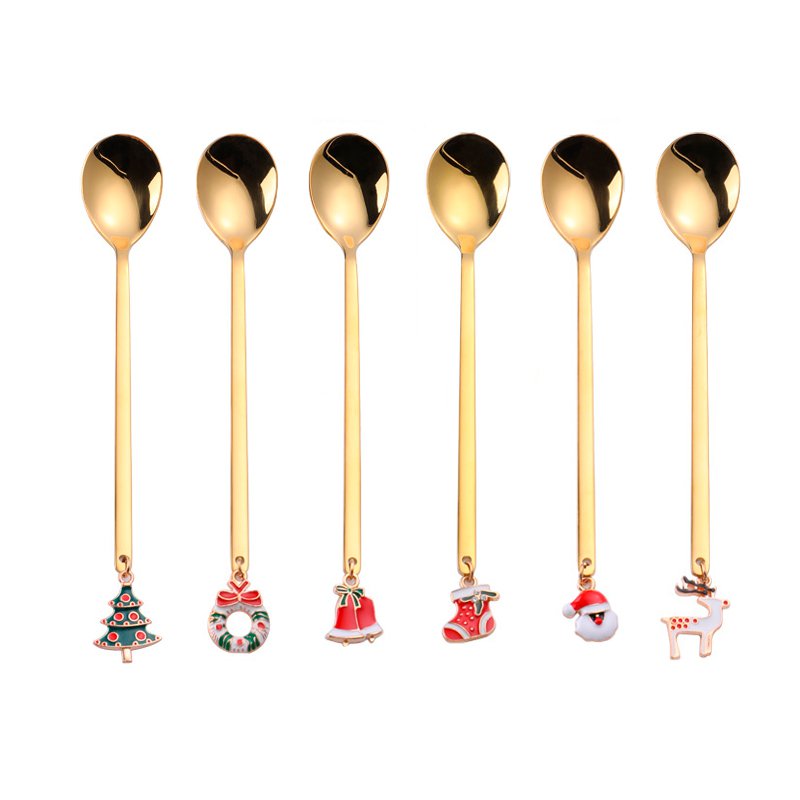 Dorees Christmas spooners - Lot of 6