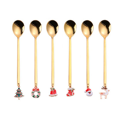 Dorees Christmas spooners - Lot of 6