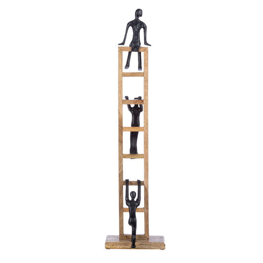 Sculpture Ladder, natural color H.82 cm