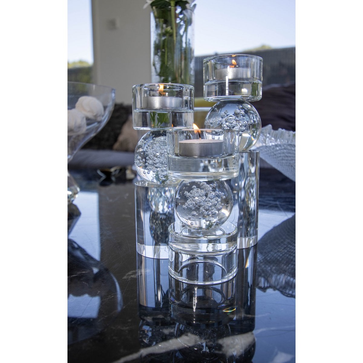 6x6x19.5cm glass bubble bubble
