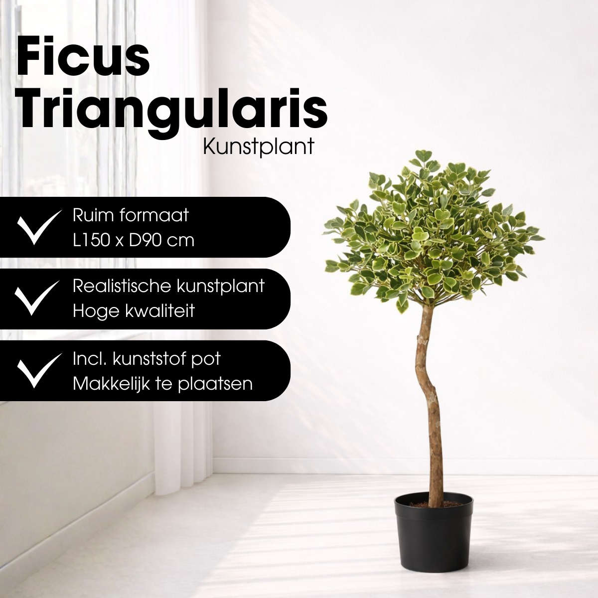 Artificial plant Ficus Green
