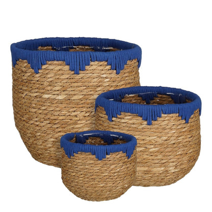 Plant basket set Jorck Blue