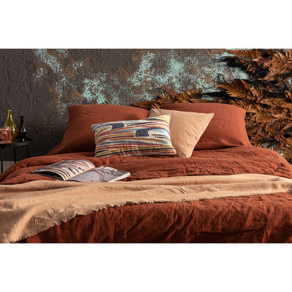 Zeff Caramel stonewashed flat sheet 240 x 300