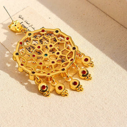Vintage Dream Catcher Drop Earrings