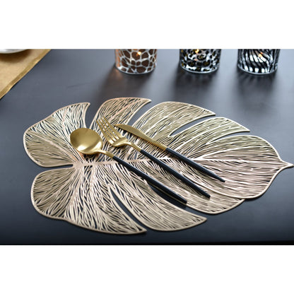 GOLD FILIGREE LEAF PLATTER