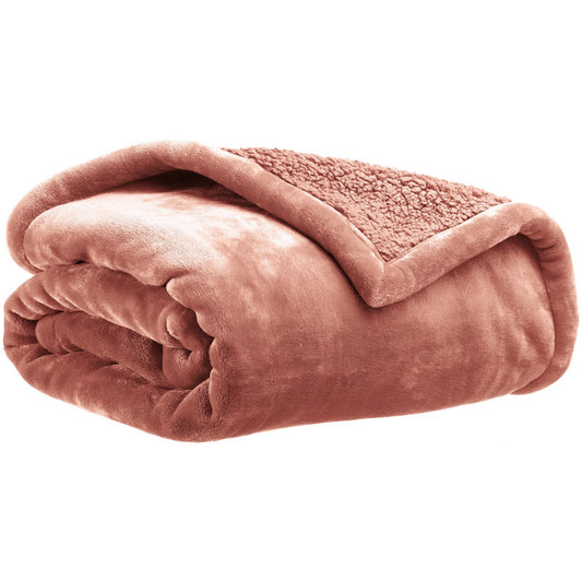 Maxi plaid Michka Terracotta 180 x 220