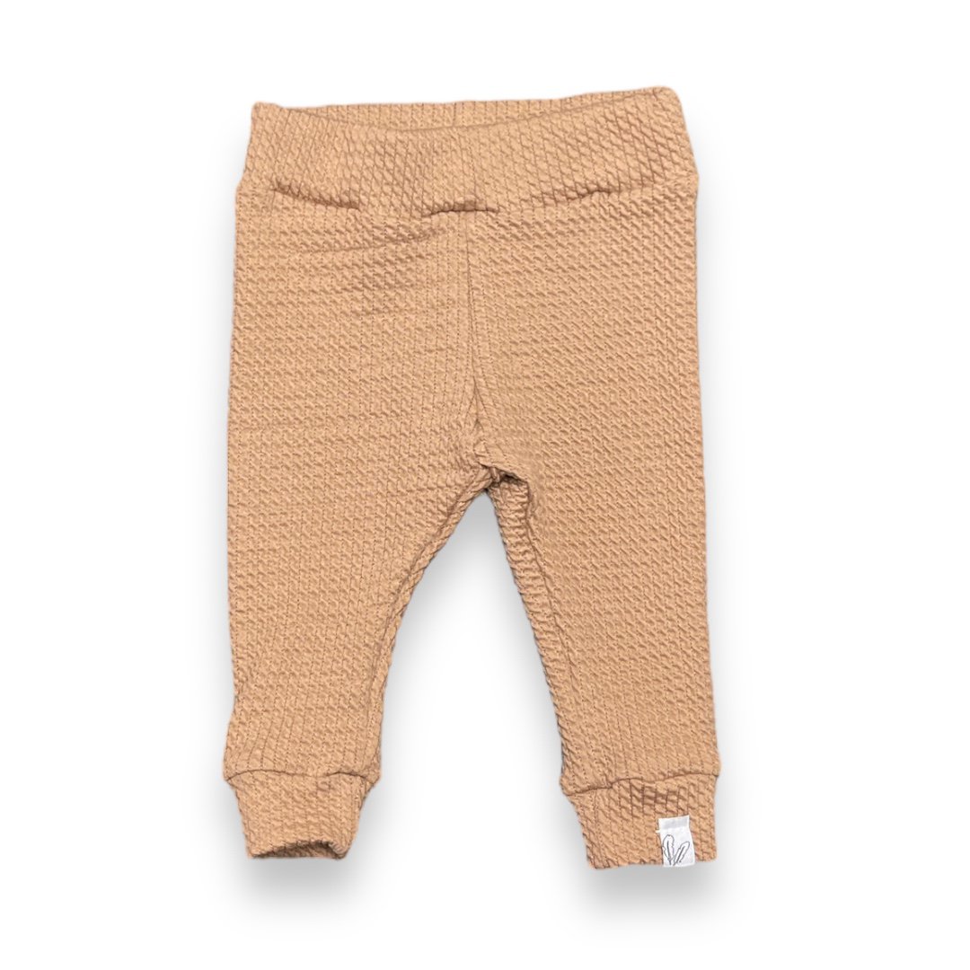 Newborn pants cable cacao