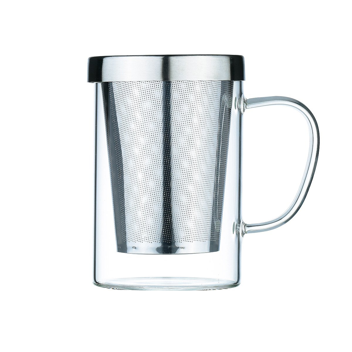 MUG 400ML WITH LID AND STAINLESS STEEL FILTER