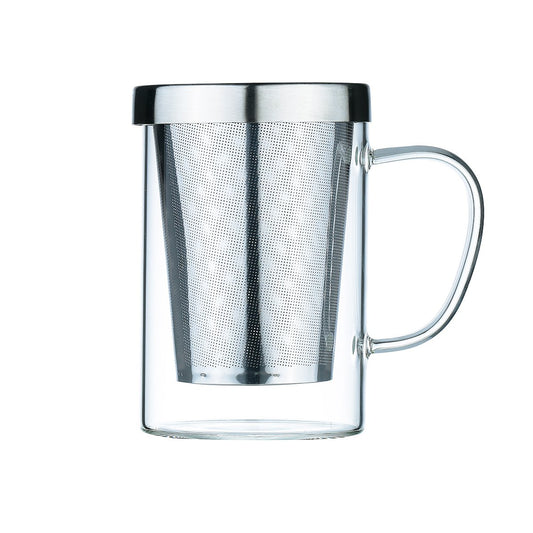 MUG 400ML WITH LID AND STAINLESS STEEL FILTER