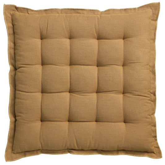 Recycled Grace chair pad Cinnamon 40 x 40 x 3 cm
