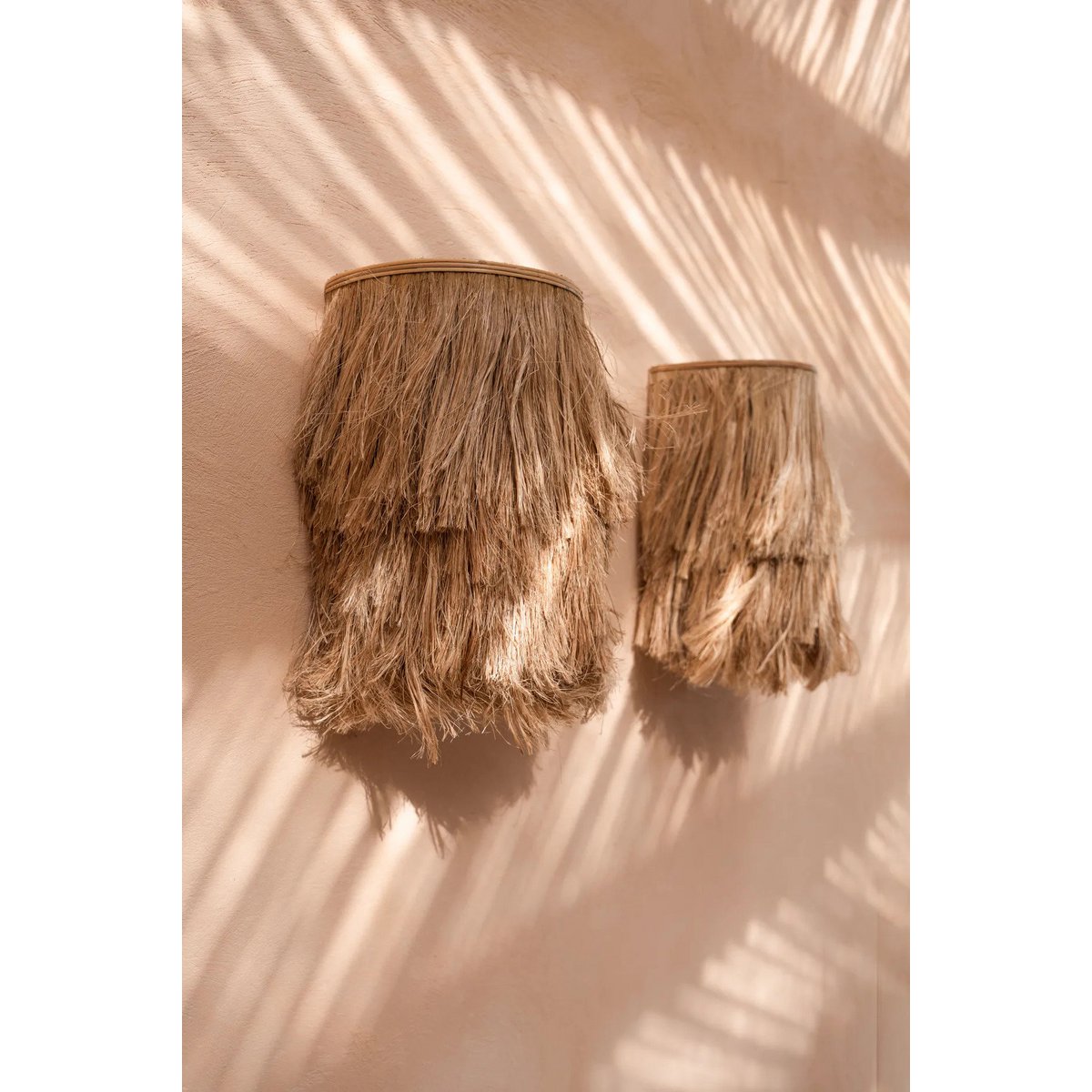 The Abaca Wall Applique - Natural - S