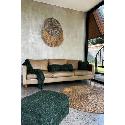 The Oh My Gee Cushion Cover - Forest Green - 35x100
