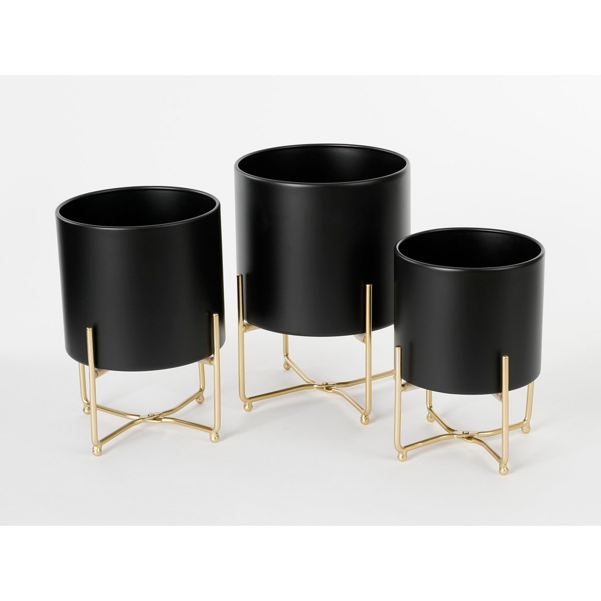 Plant stand set Aries Black