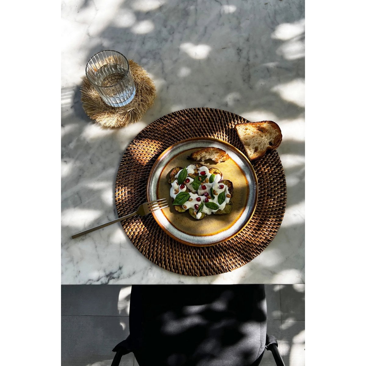 The Colonial Placemat - Natural Brown