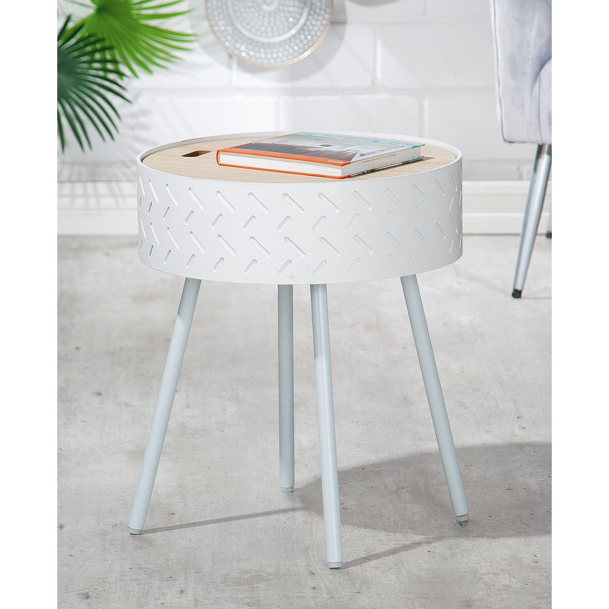 MDF metal side table “Storage”