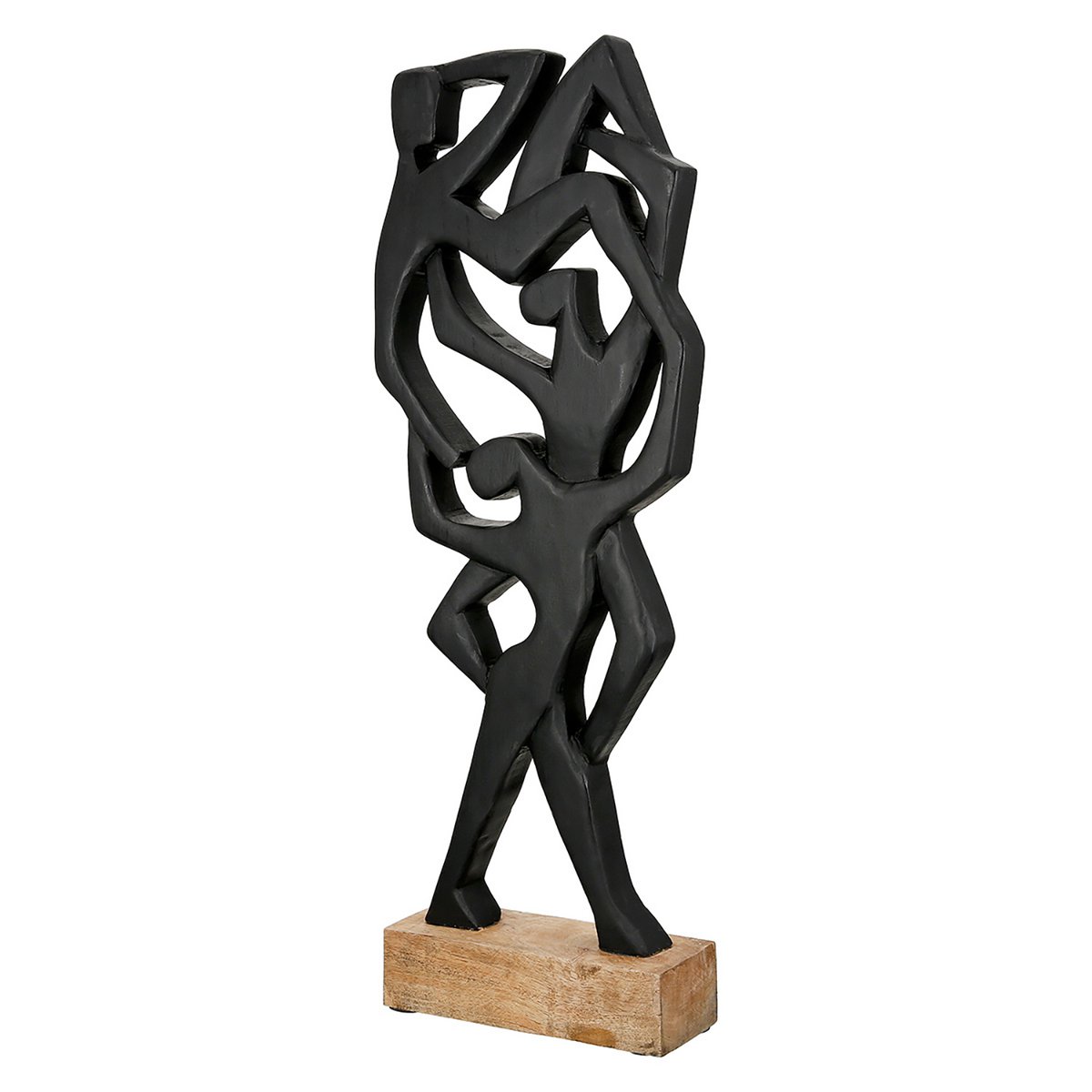 Sculpture Acrobatics, black H.60 cm