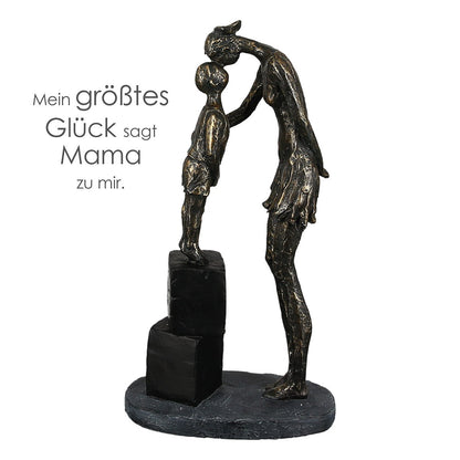 Poly Skulptur "Mum and Child"