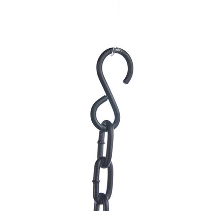 The Wooden Bead Dome Pendant - Black