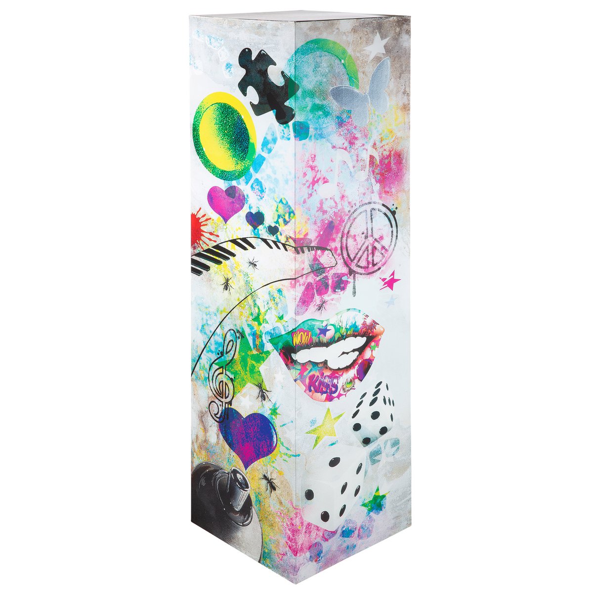 Metal column "Street Art" VE 1