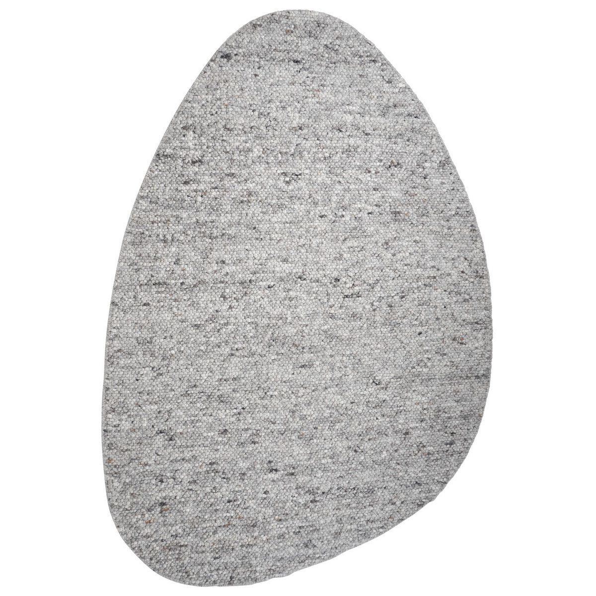 Rug Stone Light Gray 421 - pebble -shaped 160 x 230 cm