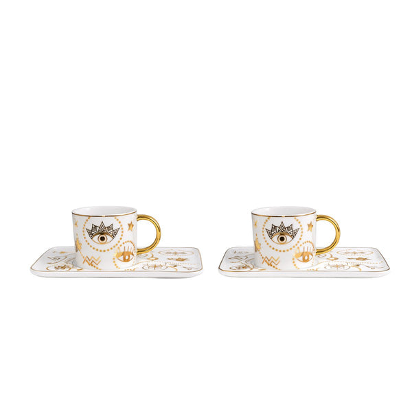 Gourmet coffee duo golden eye