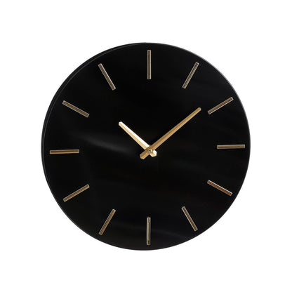 Wall clock Brixen Black