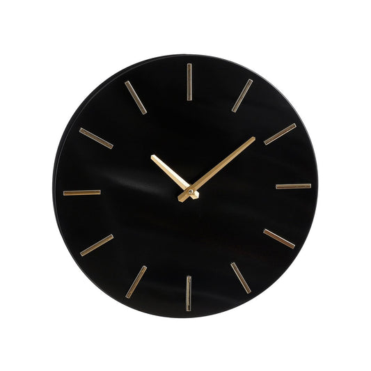 Wall clock Brixen Black