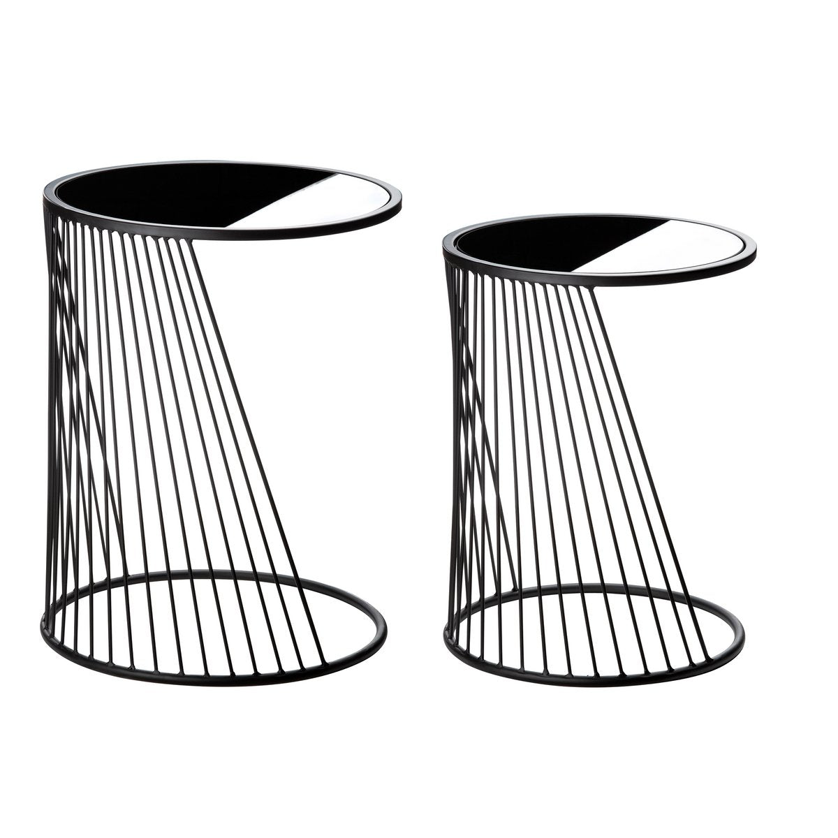 Metal side table "Banda" Series 2