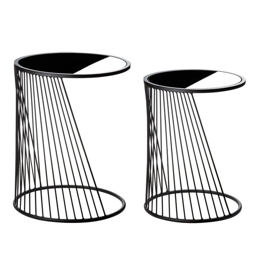 Metal side table "Banda" Series 2