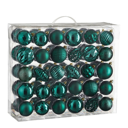 Christmas ball set Dark green