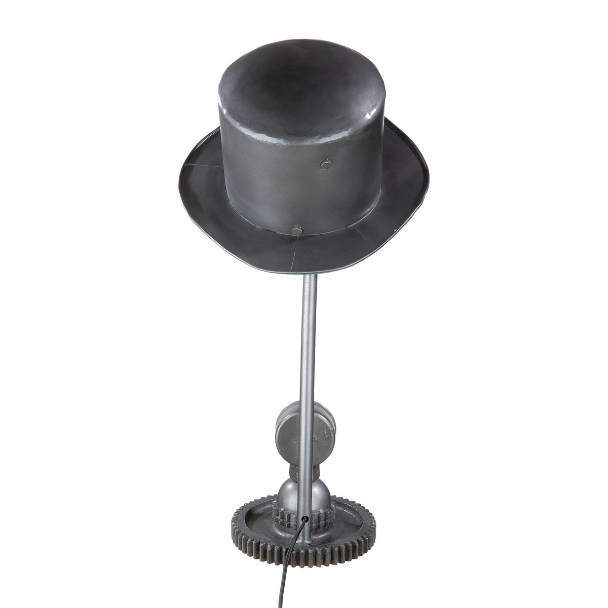 Metal lamp "Hat" silver