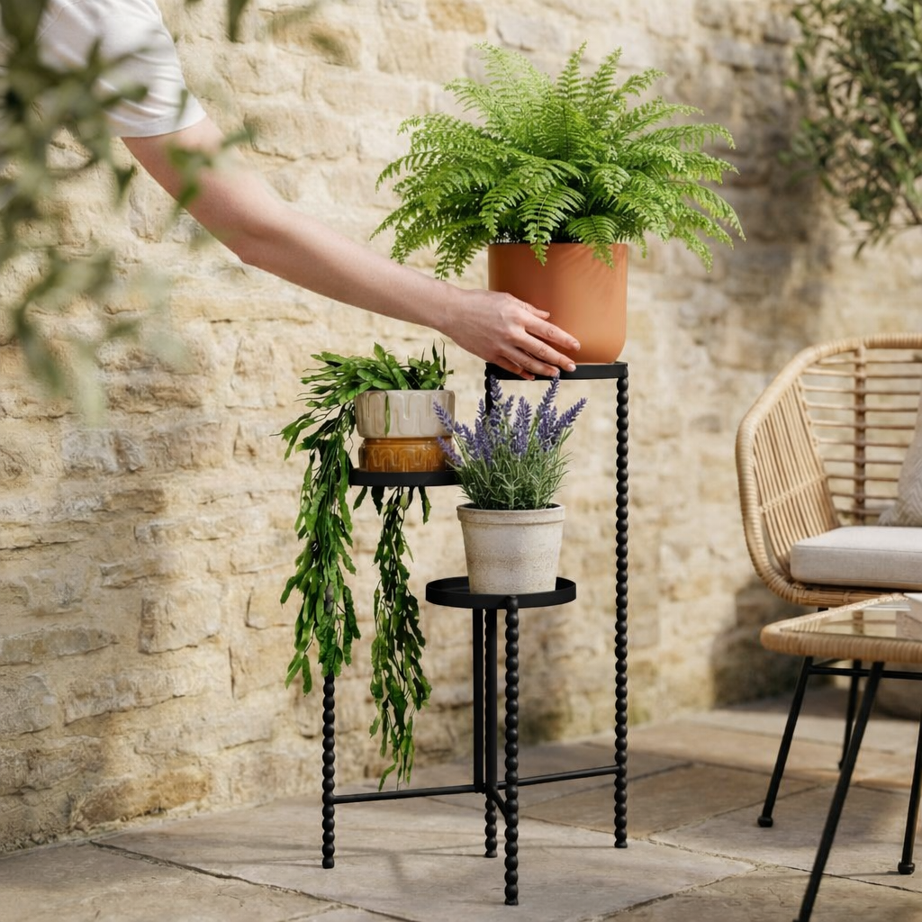 Plant stand Salvo Black