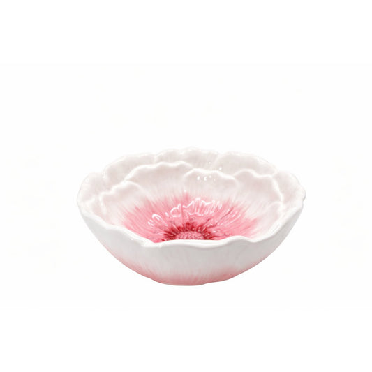Capri pink soup plate 17.5x17.5x7cm