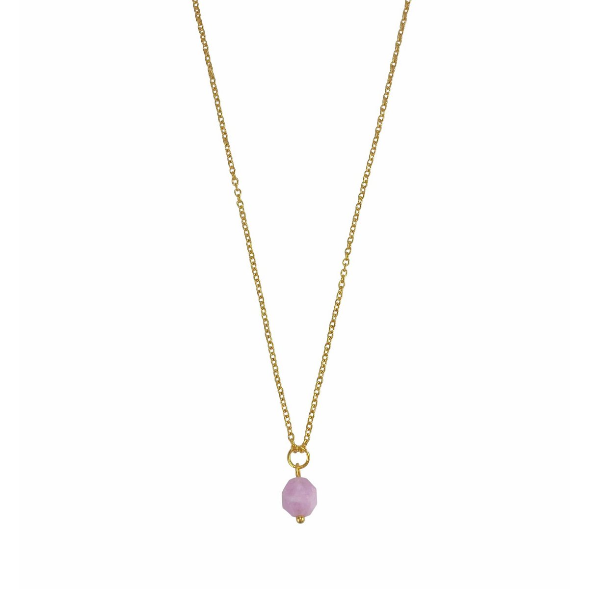 Necklace Chalcedony - Gold