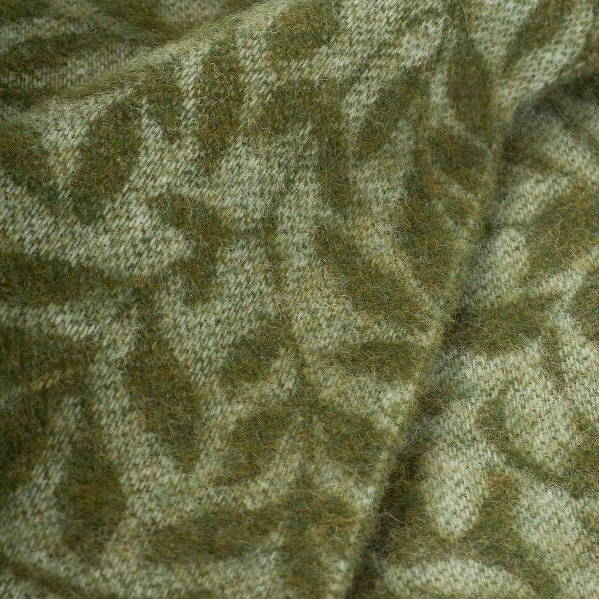 Wool Throw Blanket RAMONCELLO Verde