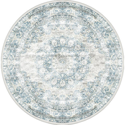Rug Viola Round Blue ø120 cm