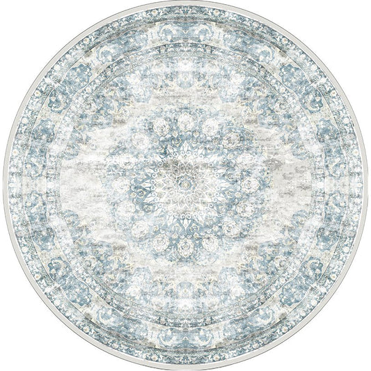 Rug Viola Round Blue ø120 cm