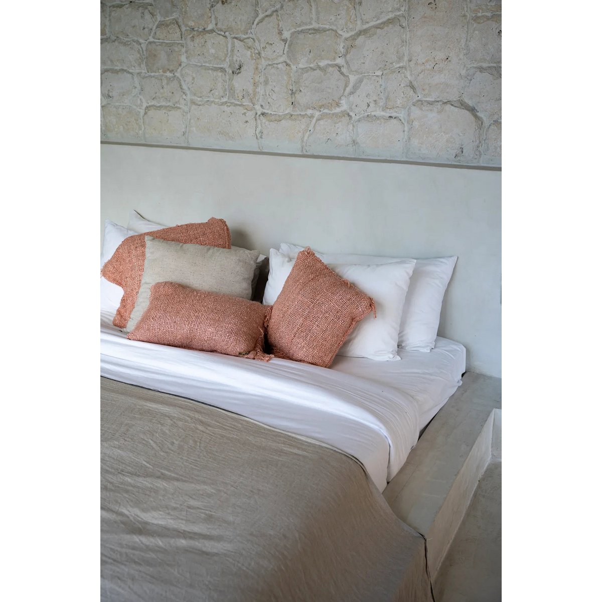 The Oh My Gee Cushion Cover - Salmon Pink - 40x40