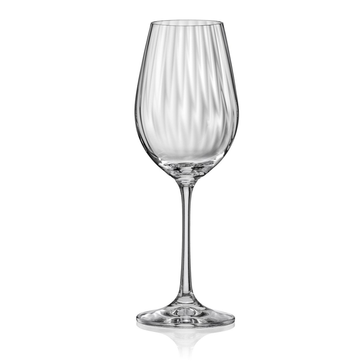 WINE GLASS 350 ML WATERFALL - LOT OF 6