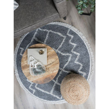 Rug Marrakesh Gray Round ø200 cm