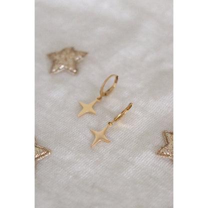 Star Earrings - Gold