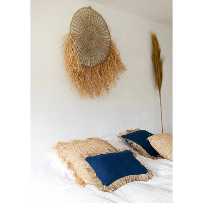 The Saint Tropez Cushion Cover - Blue Natural - 30x50