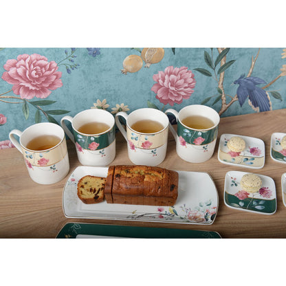 SET DE 4 MUGS FLORAL